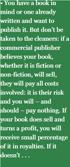 • You have a book